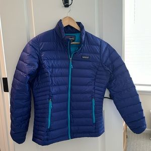 Patagonia Cobalt Blue Down Puffer Jacket Size S